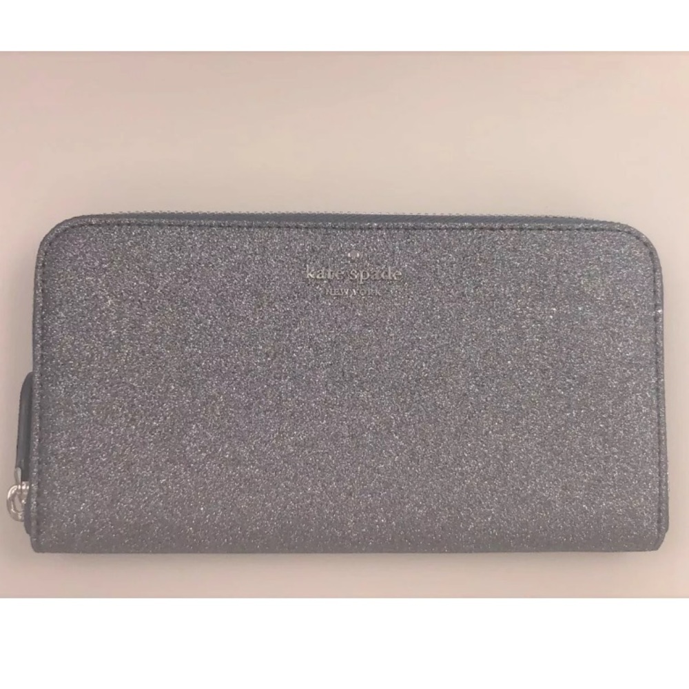 Kate Spade Lola Large Continental Glitter Dusk
